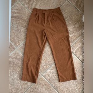 Brown SHEIN Corduroy Trouser